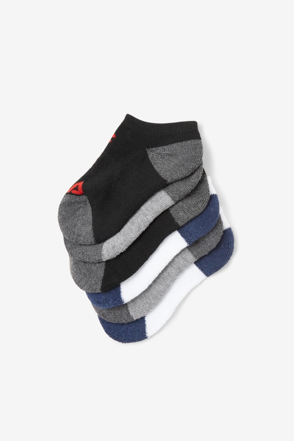 Multi Kids\' Cushioned No Show Sock 10-Pack Fila