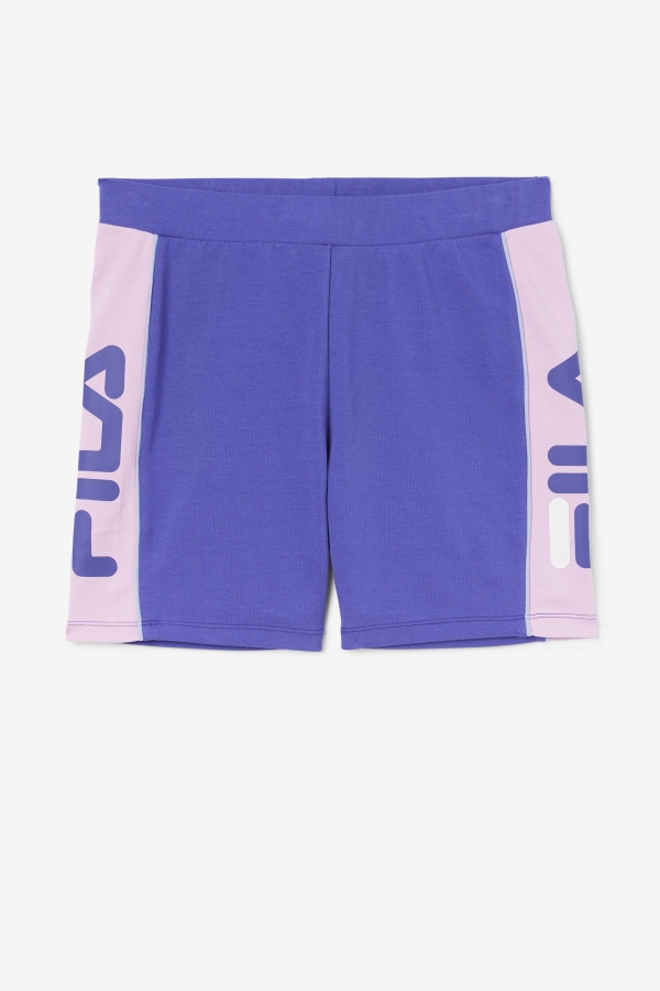 Blue-Orchid-Blue-White Davina Bike Short Fila