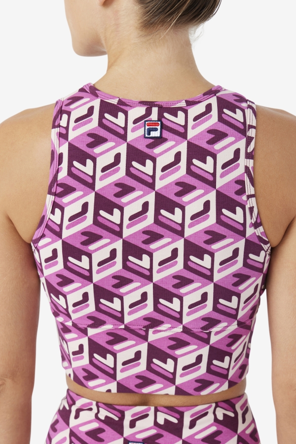 Rouge-Potpourri-Grape Wine Emmaline Tank Fila