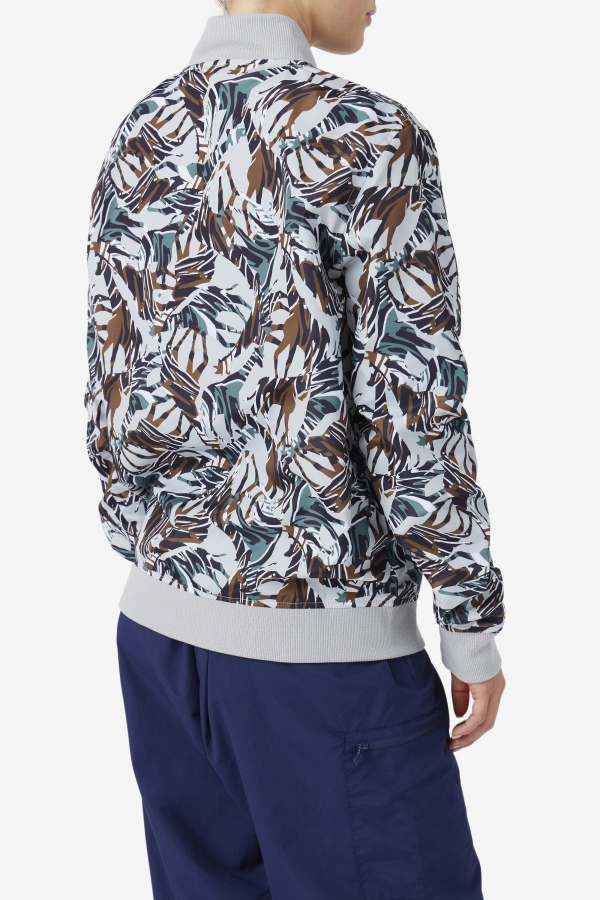Giraffe Print Mav Bomber Jacket Fila