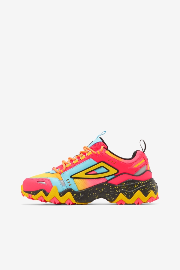 Deep Pink-Bluefish-Lemon Fila Women\'s Oakmont Tr