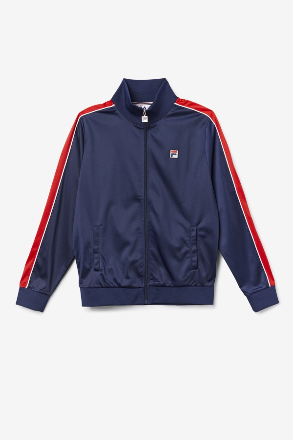 Fila Navy-Red-White Wicks Track Jacket