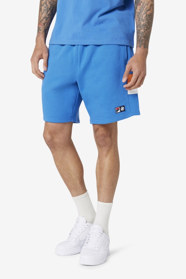Langlen Short Fila Strong Blue-White-Coral Rose