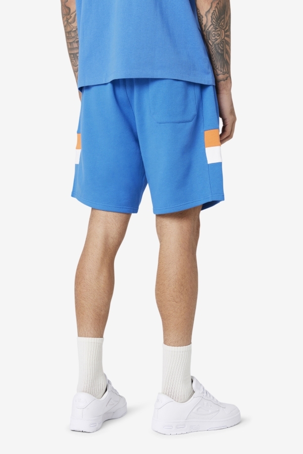 Langlen Short Fila Strong Blue-White-Coral Rose