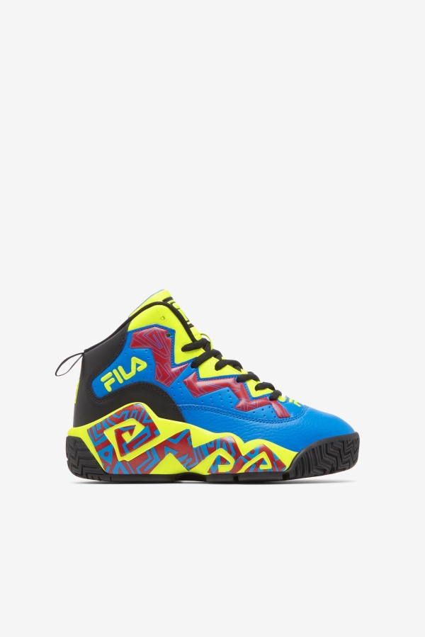 Black-Yellow-Red Little Kids' MB Fila