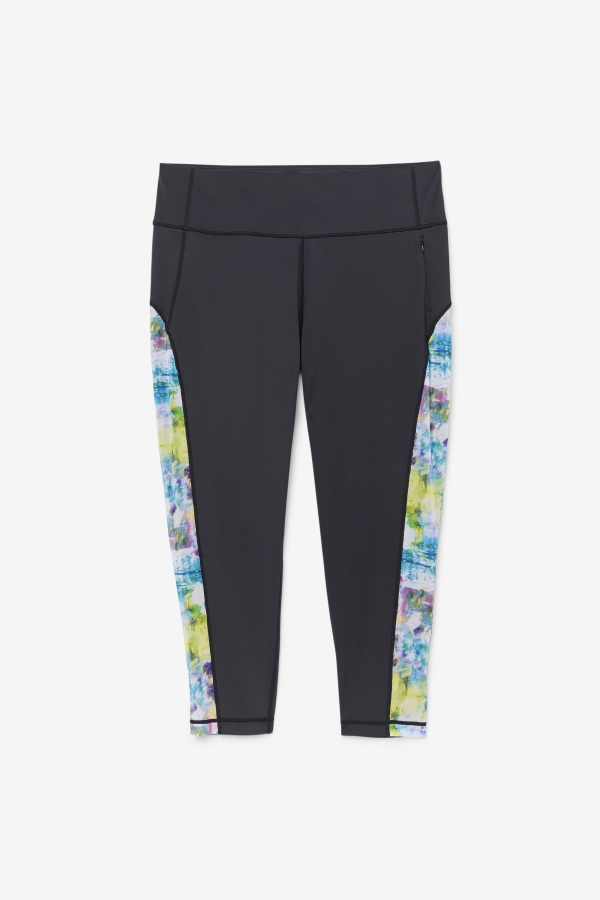 Forza Contrast 7-8 Leggings Black-Tie Dye Fila