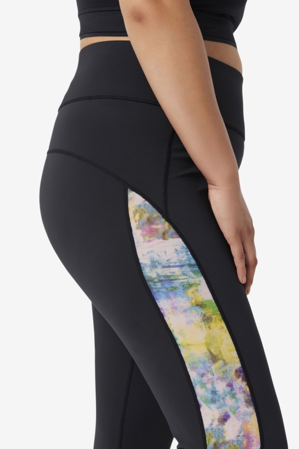 Forza Contrast 7-8 Leggings Black-Tie Dye Fila