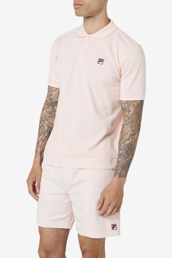 Custom Polo Fila Pink