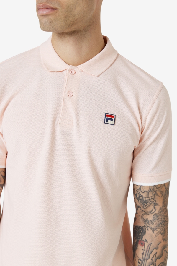 Custom Polo Fila Pink