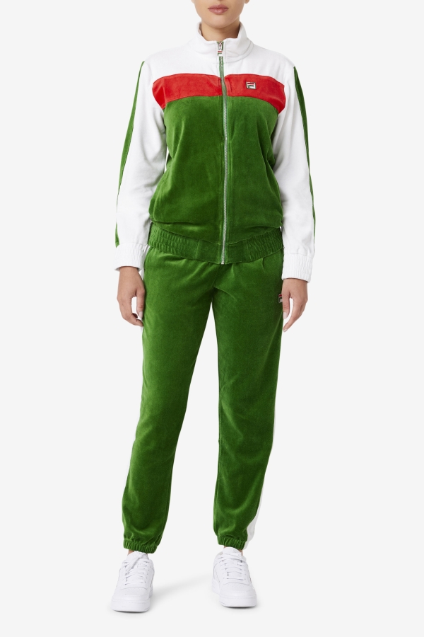 Fila Formal Garden-White-Red Brice Velour Pant