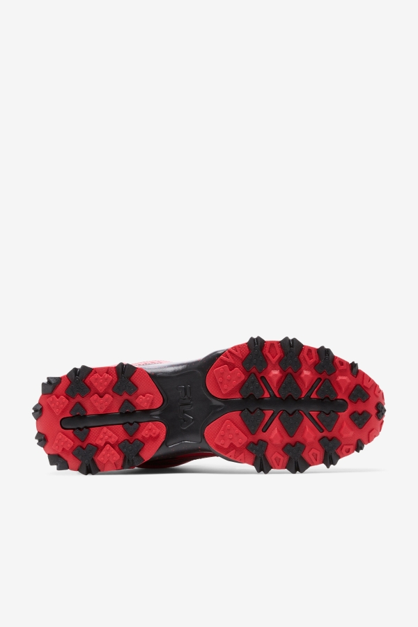 Men\'s Oakmont Tr Mid Fila Red-Black-Metallic Silver