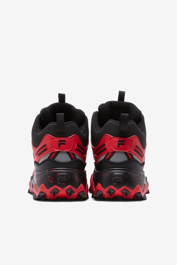 Men\'s Oakmont Tr Mid Fila Red-Black-Metallic Silver