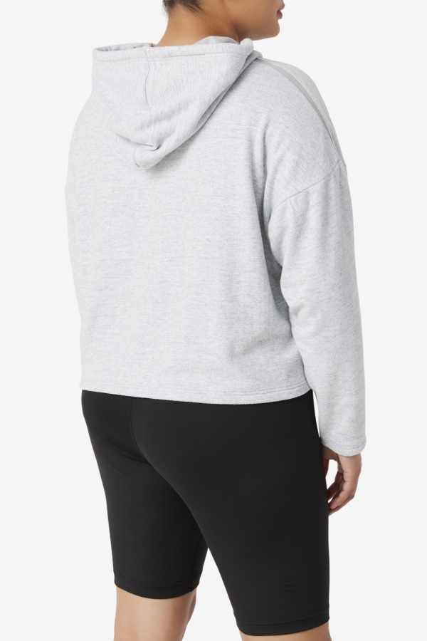 Highrise Heather Fi-Lux Cropped Hoodie Fila