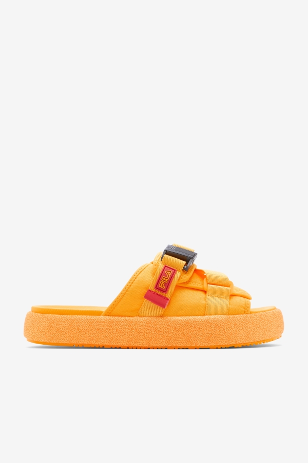 Saffron-Red Fila Men's Atlas Slide