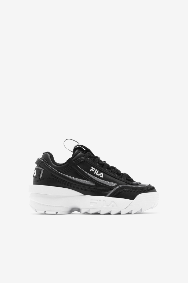 Black-White Little Kids' Disruptor 2 EXP Fila