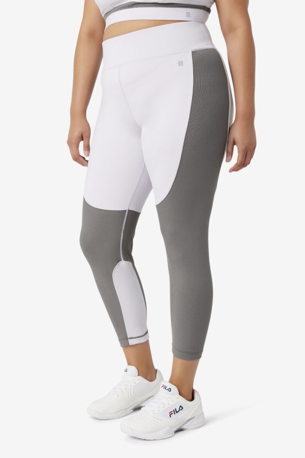 Fila Lavender Blue-Gargoyle Forza Textured Long Legging
