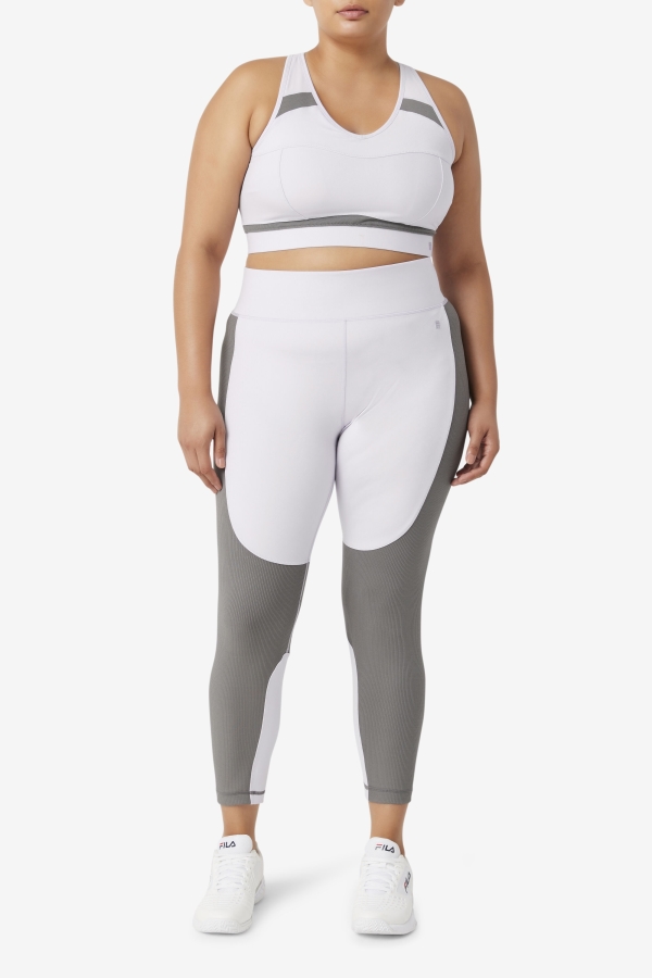 Fila Lavender Blue-Gargoyle Forza Textured Long Legging