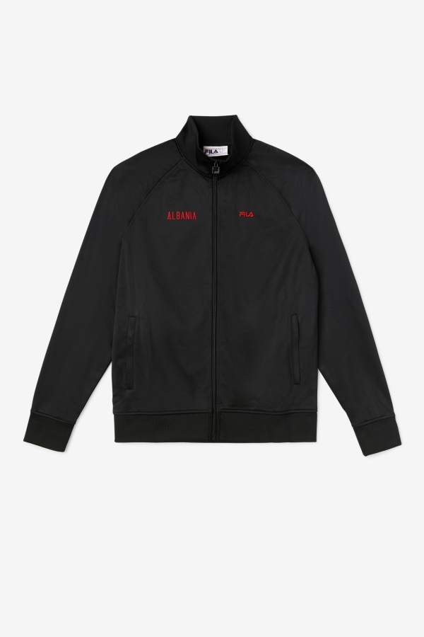 Fila Albania Track Jacket Black-Red