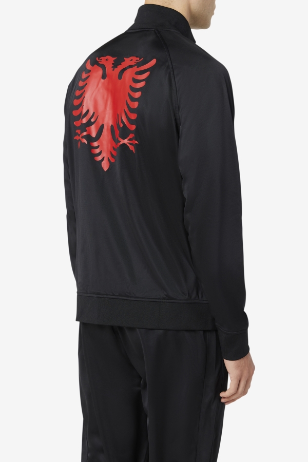 Fila Albania Track Jacket Black-Red