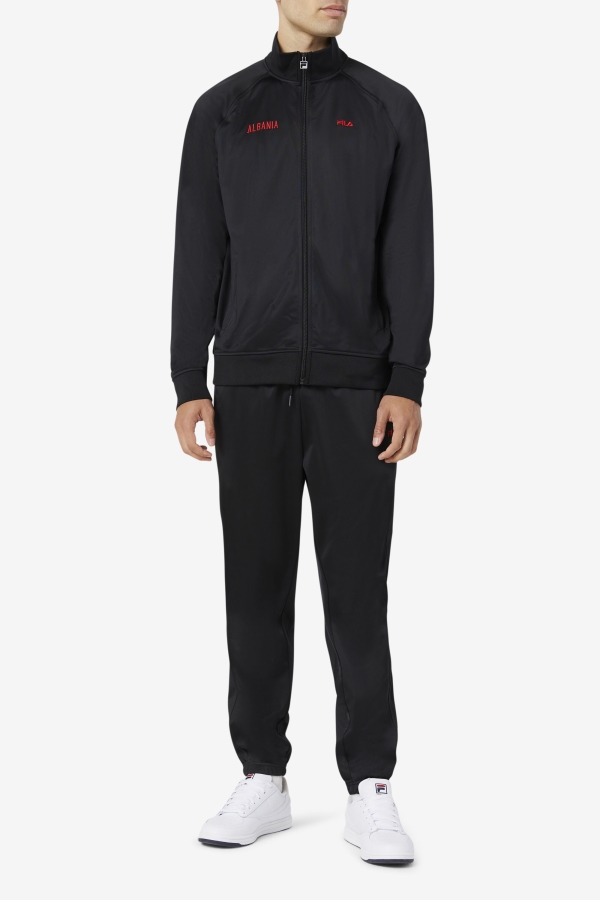 Fila Albania Track Jacket Black-Red