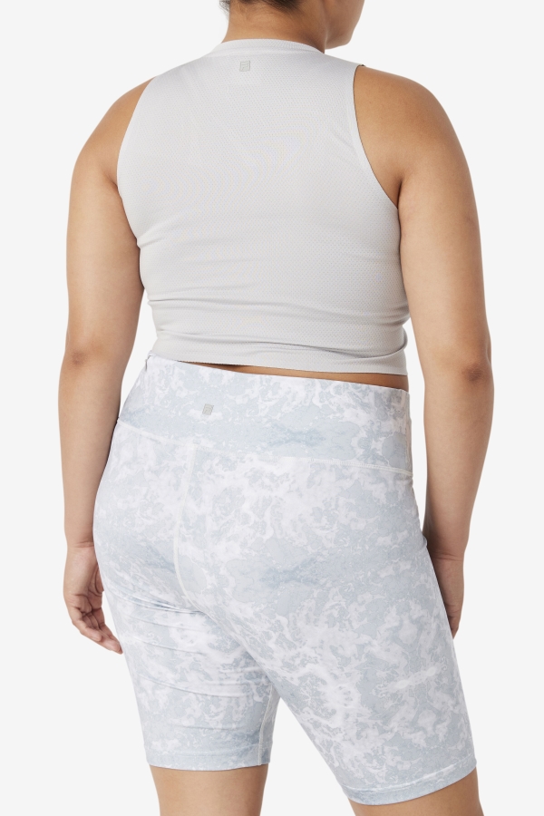 Fila Uplift Athletic Crop Top Highrise-White
