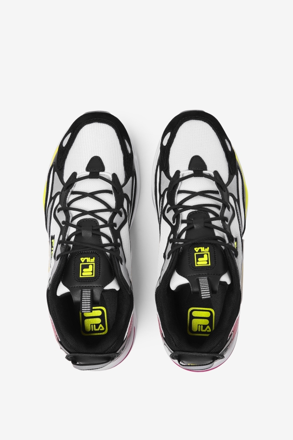 Fila Men\'s Ray Tracer Apex White-Black-Yellow