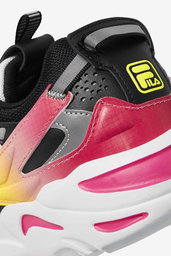 Fila Men\'s Ray Tracer Apex White-Black-Yellow