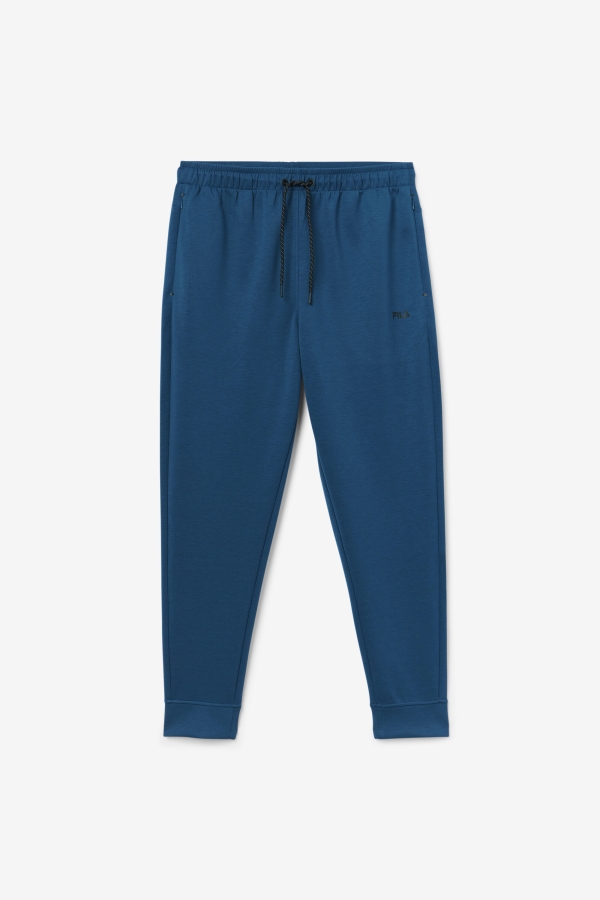 Majolica Blue-Black Fila Himmat Jogger