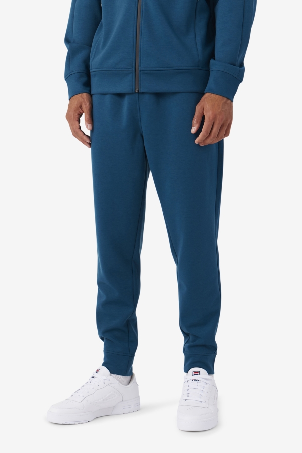 Majolica Blue-Black Fila Himmat Jogger