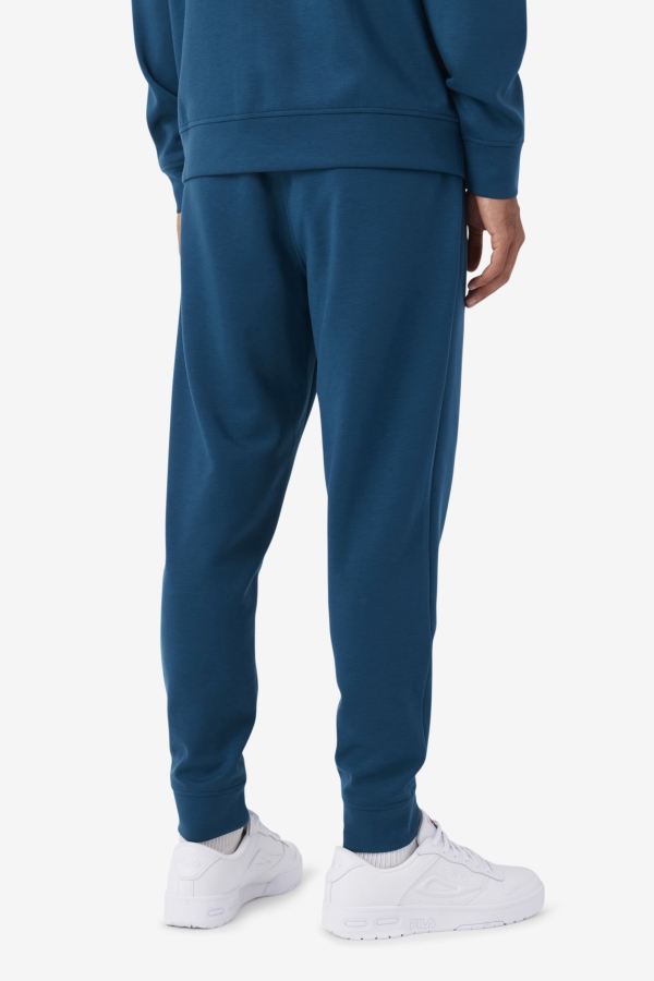 Majolica Blue-Black Fila Himmat Jogger