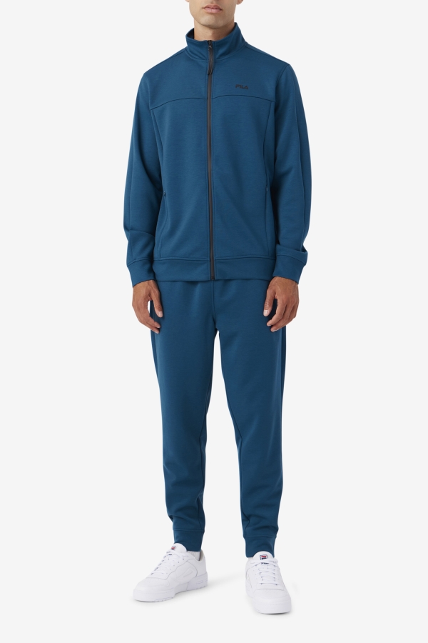 Majolica Blue-Black Fila Himmat Jogger