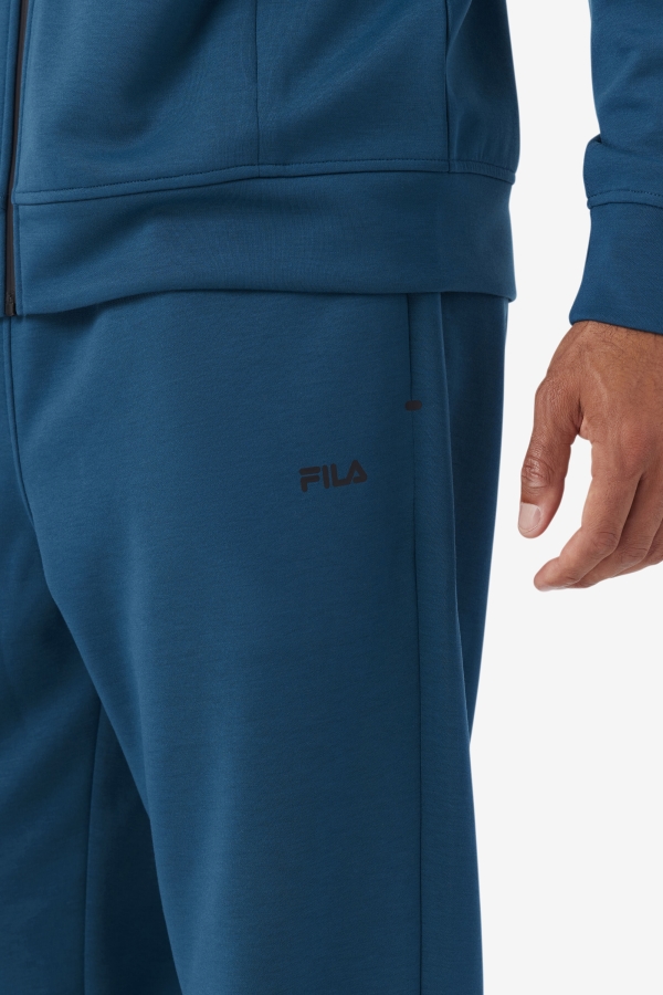 Majolica Blue-Black Fila Himmat Jogger
