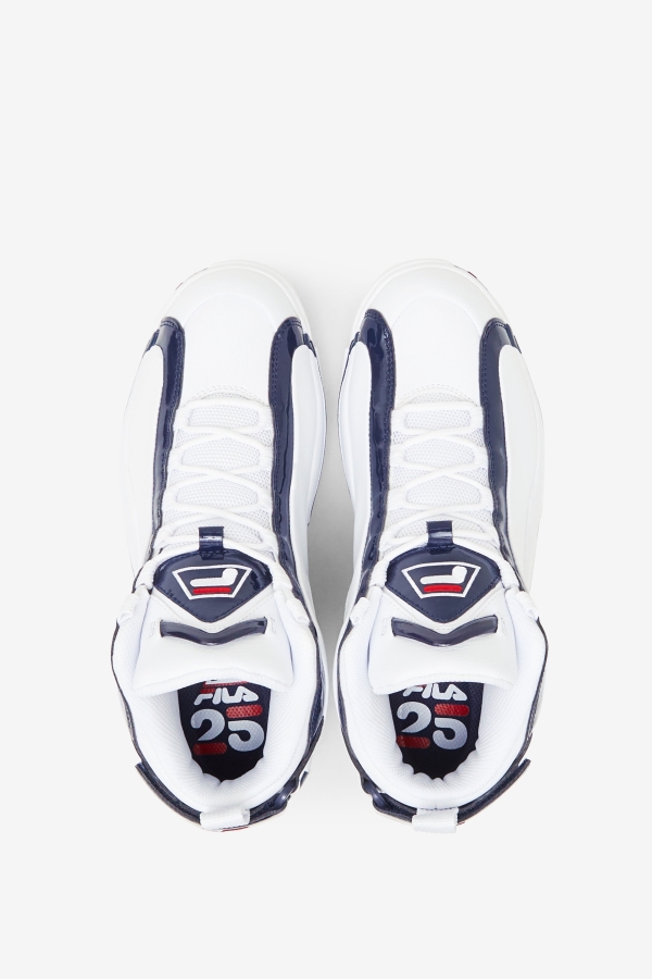 Men\'s Grant Hill 2 25th Anniversary Edition Fila White-Navy-Red