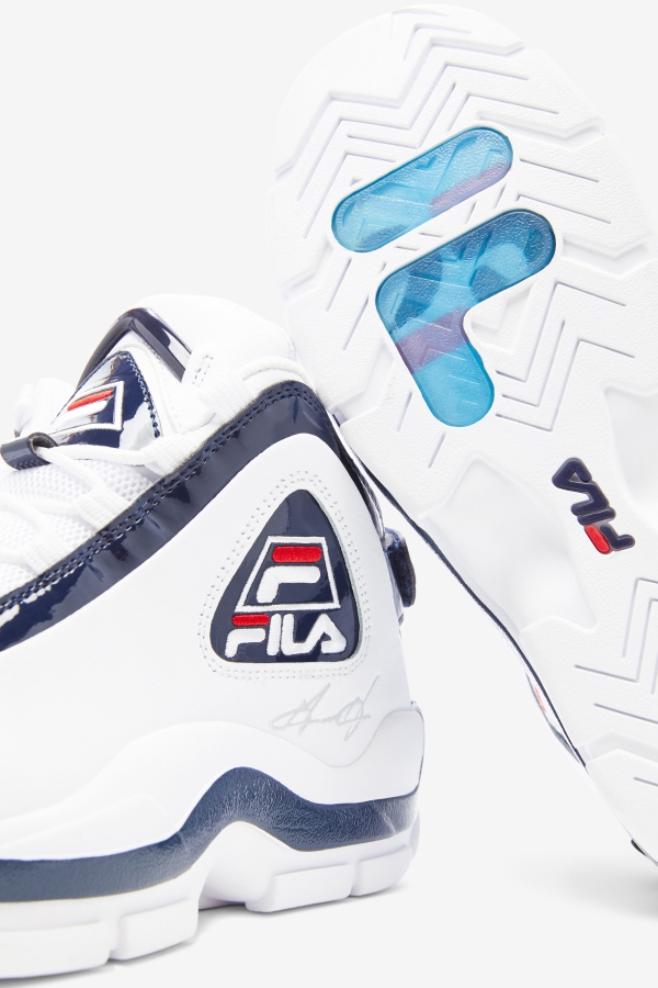 Men\'s Grant Hill 2 25th Anniversary Edition Fila White-Navy-Red
