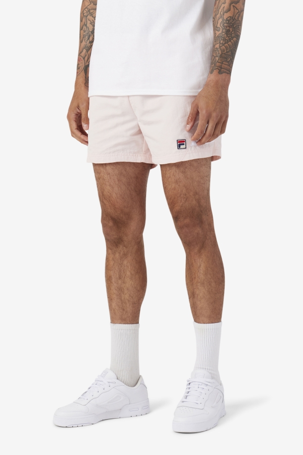 Pink-White Fila Vantage Swim Short
