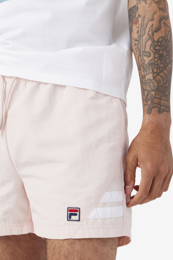 Pink-White Fila Vantage Swim Short