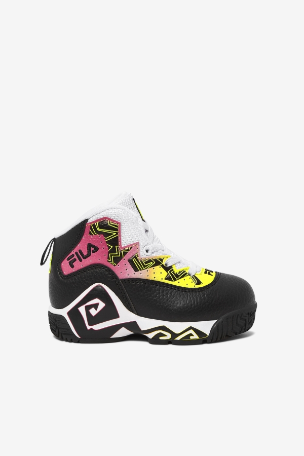 Black-Yellow-White Toddler's Mb Fila