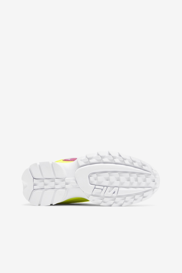 Women\'s Disruptor 2 Premium Yellow-Orchid Flower-White Fila