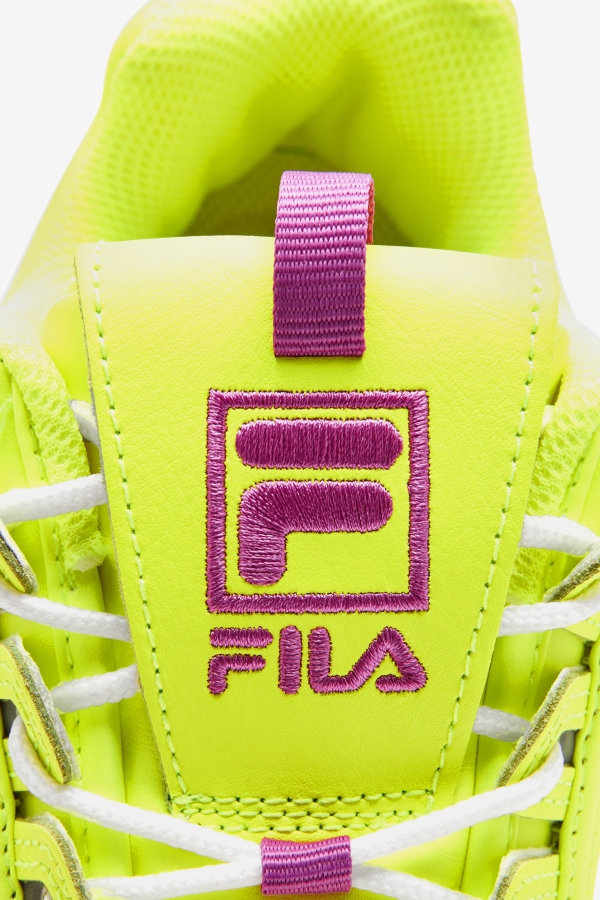 Women\'s Disruptor 2 Premium Yellow-Orchid Flower-White Fila