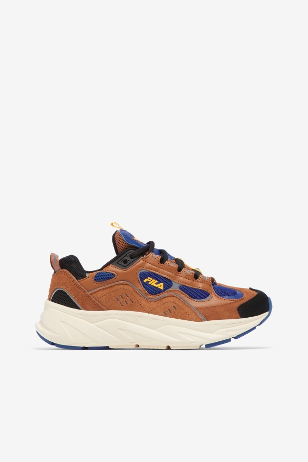 Bombay Brown-Blue-Ecru Fila Women's Trigate