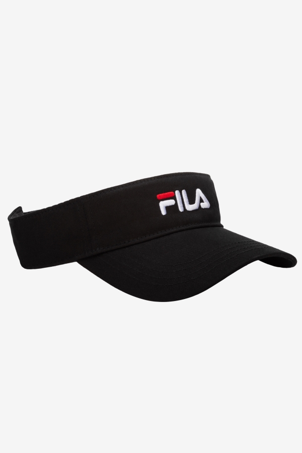 Black Fila Embroidered Visor