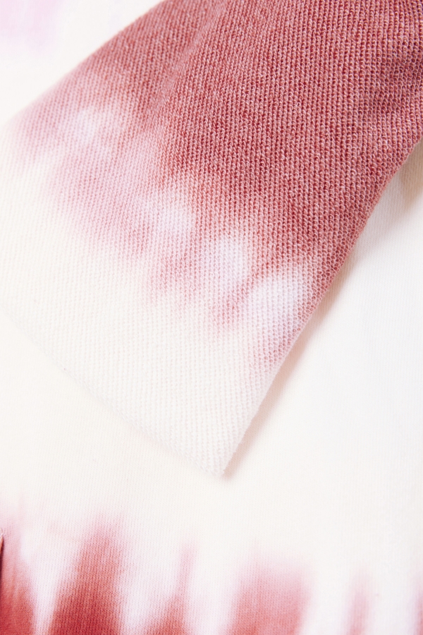 Fila Pirouette-White-Earth Red Aerolynn Tie Dye Hoodie