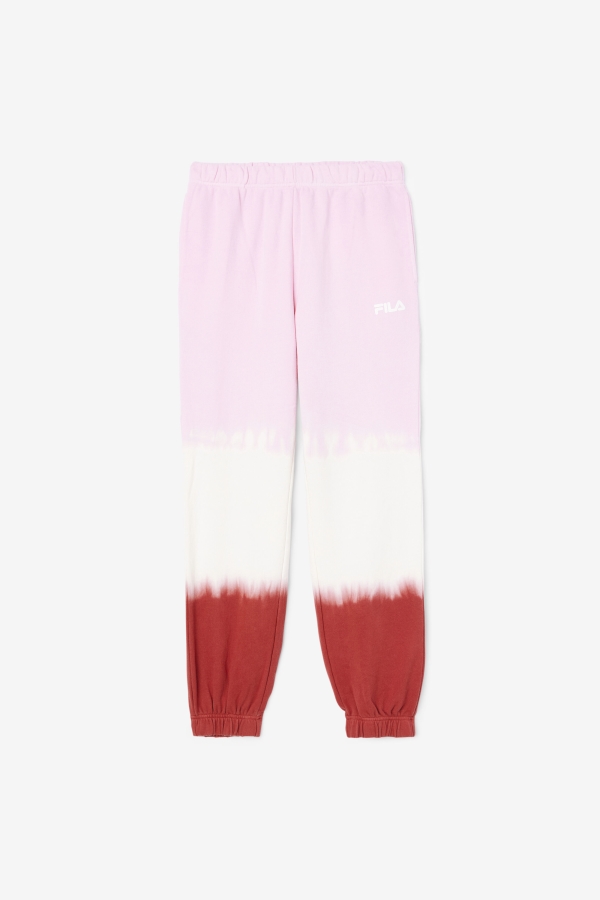 Fila Pirouette-White-Earth Red Raleigh Tie Dye Jogger