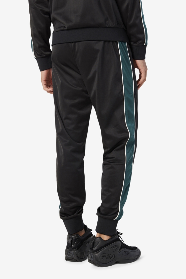 Black-June Bug-White Elijah Track Pant Fila