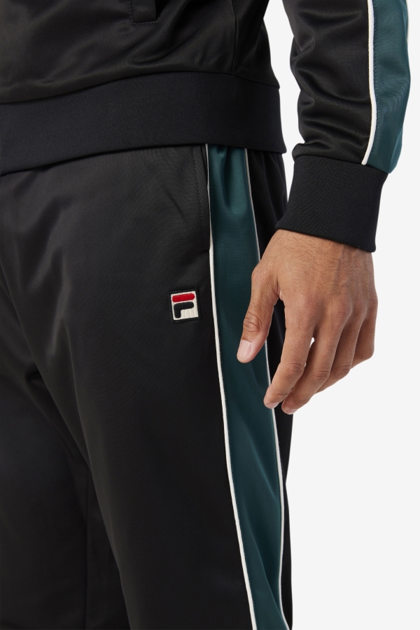 Black-June Bug-White Elijah Track Pant Fila