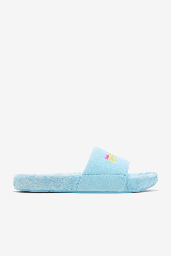 Petit Four-Purple-Yellow Terry Drifter Slide Fila