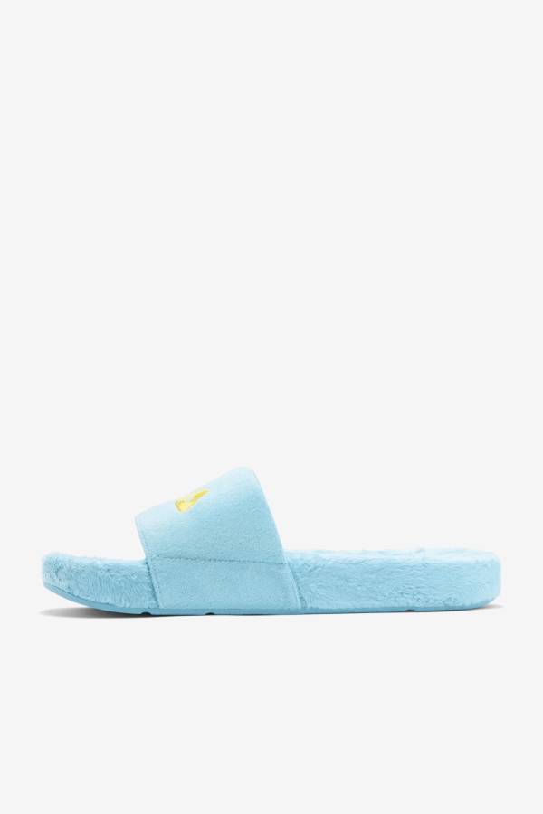 Petit Four-Purple-Yellow Terry Drifter Slide Fila
