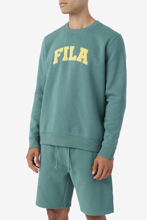Fila Kory Crewneck Sweatshsirt Blue Spruce-Mimosa
