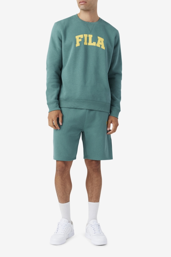 Fila Kory Crewneck Sweatshsirt Blue Spruce-Mimosa