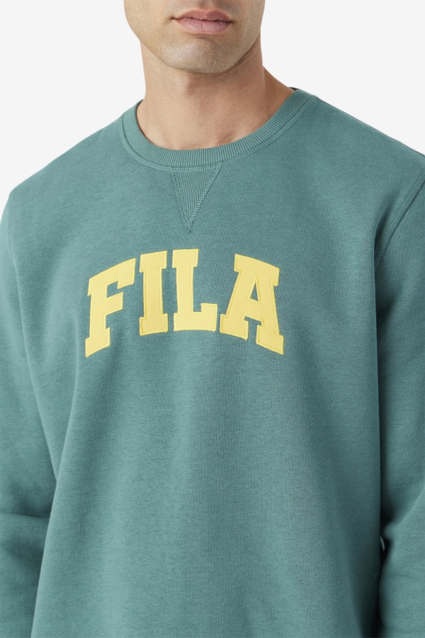 Fila Kory Crewneck Sweatshsirt Blue Spruce-Mimosa